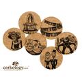 Corkology Day Of The Dead Cork Coaster Sets 415